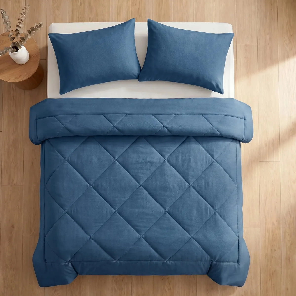 DormiPuro® 2-i-1-täcke – Kustblå