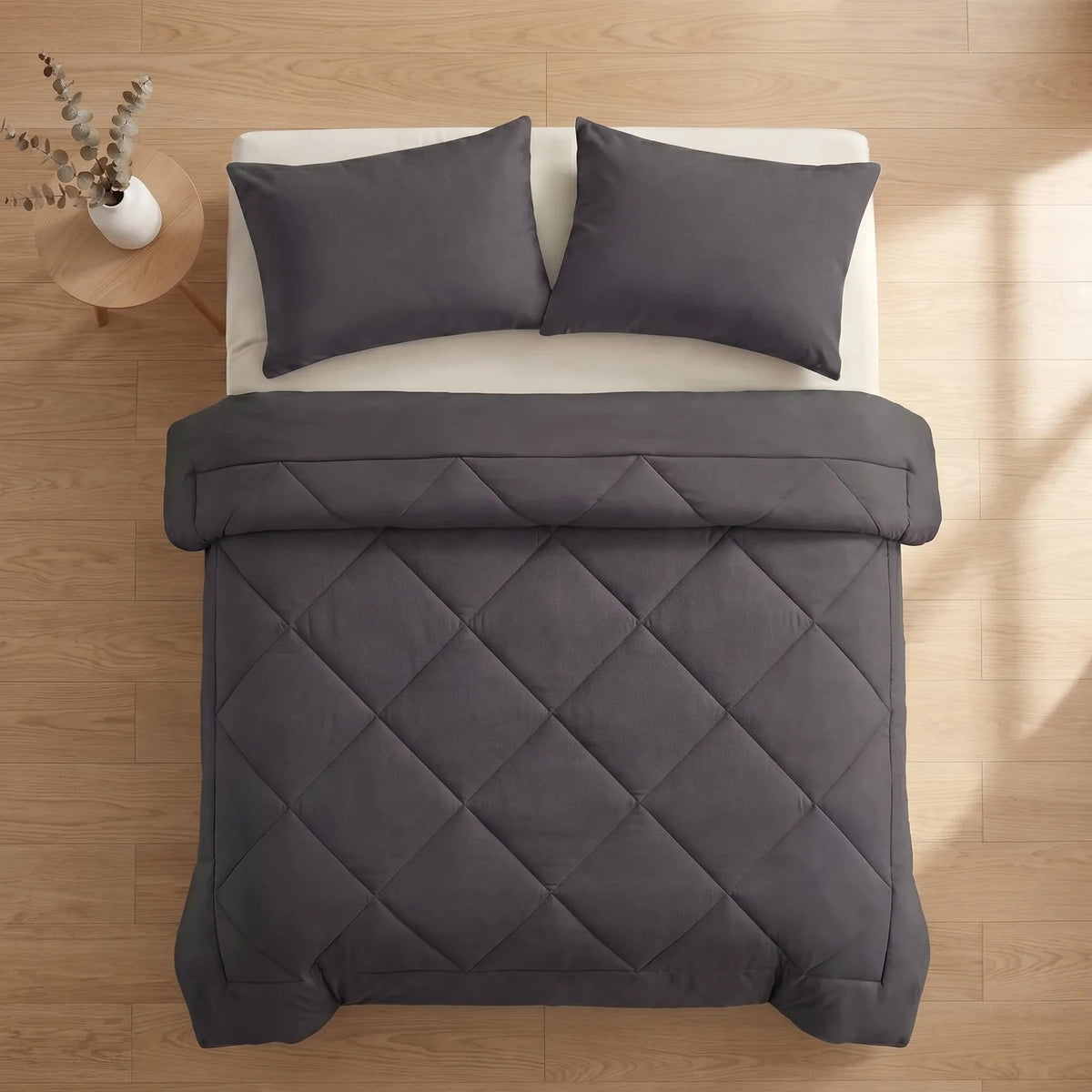 DormiPuro® 2-i-1-täcke – Månegrå