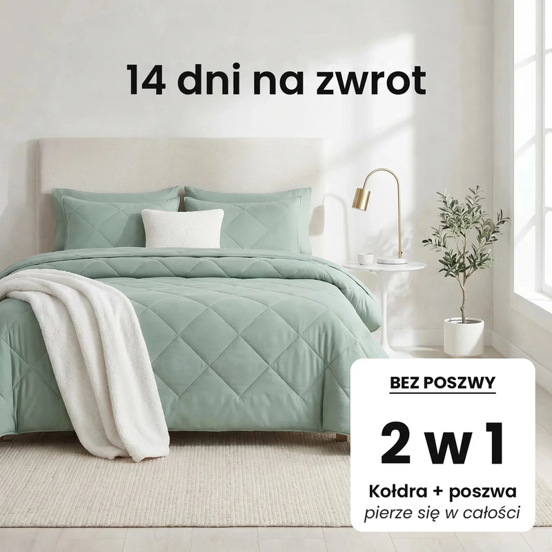 DormiPuro® 2-i-1-täcke [pl] – Mintgrön