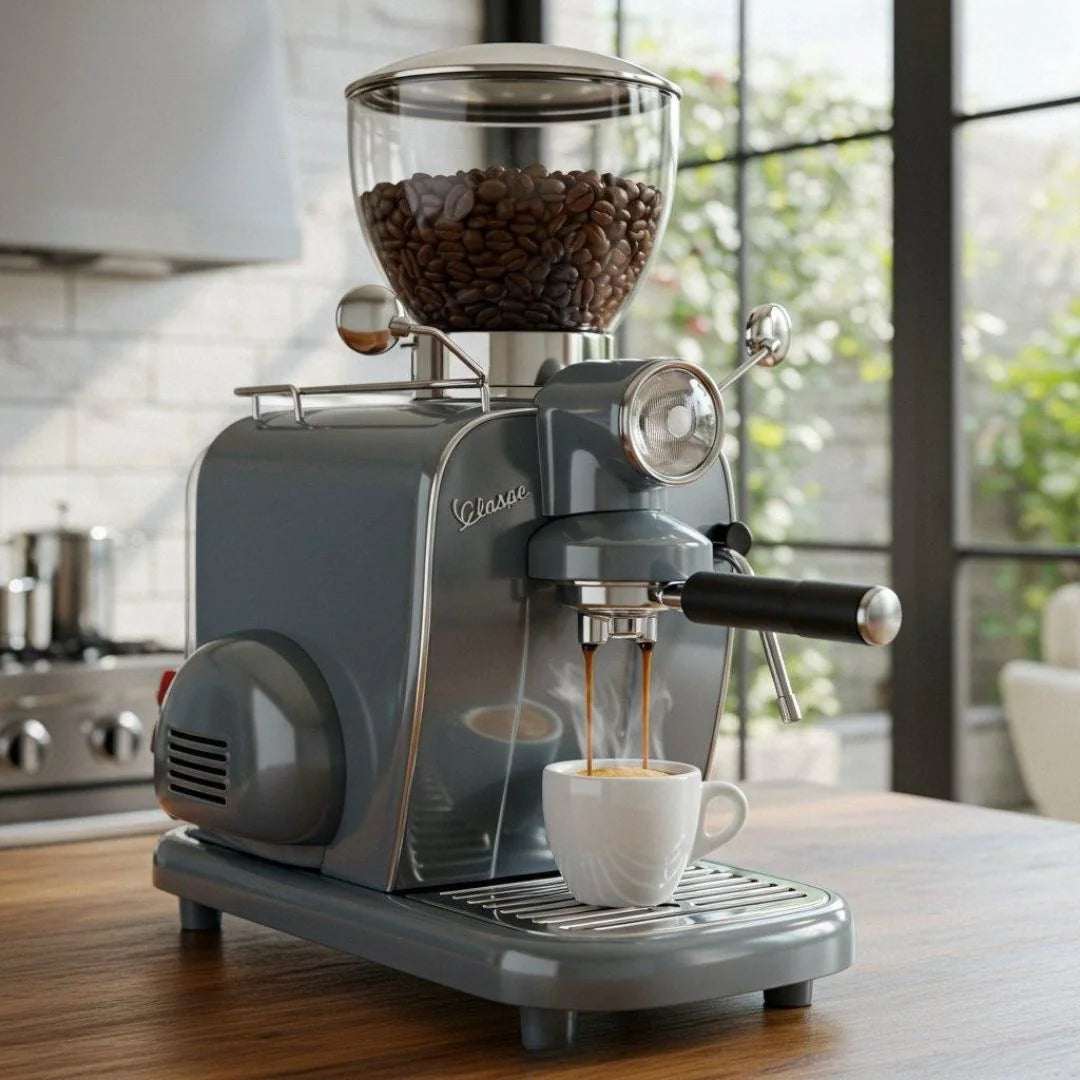 Moka Scooter espressomaskin – Grå